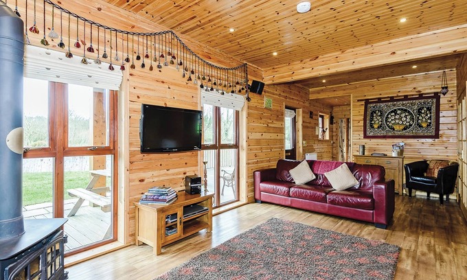 Menai Bridge Chalet De Esquí | Alojamiento de 3 habitaciones en Anglesey