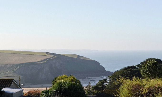 Trenance Cabaña | Alojamiento de 1 habitación en Mawgan Porth, cerca de Newquay