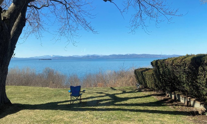Old North End Casa | 1-bedroom cottage with view of Lake Champlain; private yard, parking
