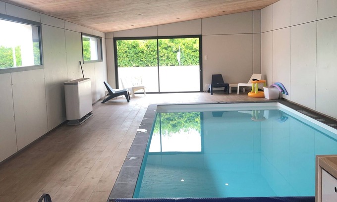 Guisseny Apartamento | 1-bedroom gîte with access to covered, heated swimming pool. 2 steps from the sea