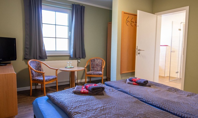 Wiek Cabaña | 1 - Doppelzimmer - Pension Zur Wittower Fähre