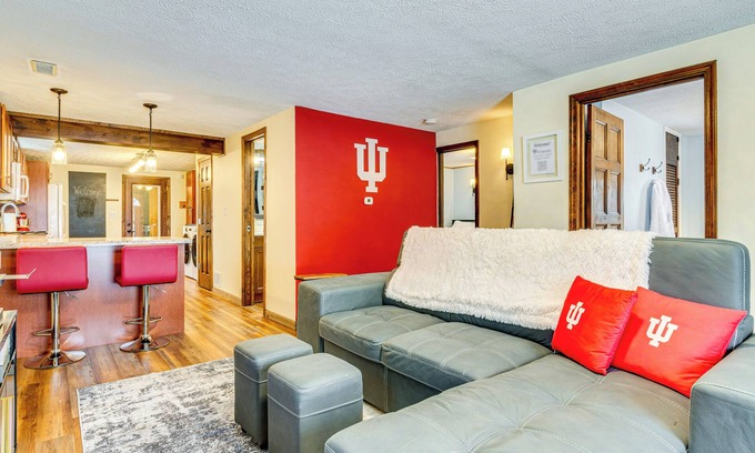 Bloomington Casa | 1 Mi to IU: Hoosier Home w/ Fire Pit & Fenced Yard