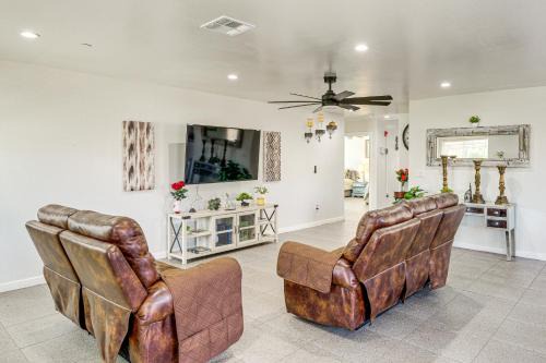 Bakersfield Casa | 1 Mi to Rabobank Arena Home with Gazebo!