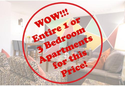 Page Hotel | 1 or 3 Bedroom Apartment with Full Kitchen