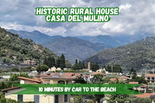 Camporosso Apartamento | 10 Min from Sea, Historic Rural Casa Del Molino