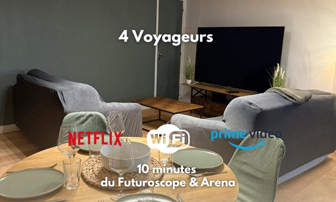 Migne-Auxances Apartamento | 10 minutes from Futuroscope