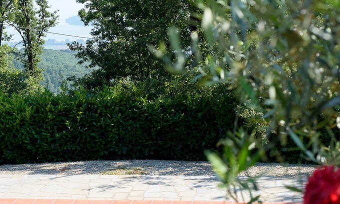 Lisciano Niccone Villa | Villa de 10 personas con impresionantes vistas del lago Trasimeno, Cortona y Umbria
