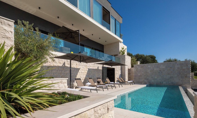 Orasac Villa | 10 Rooms Twin Villas with Amazing views of the Adriatic Sea and Elafiti islands