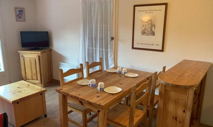 Saint-Gervais-les-Bains Apartamento | 3.o piso, piscina, balcón, tv, local para esquís, 40m², Saint Gervais
