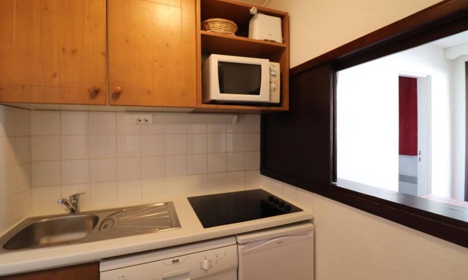 Tignes Apartamento | 100m del centro estación, 1.o piso, balcón, tv, local para esquís, 28m², Tignes