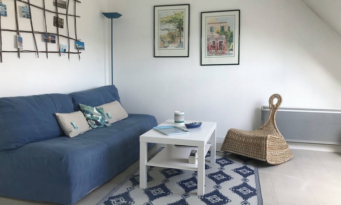 Larmor-Plage Apartamento | Apartamento reciente muy luminoso, 100m mar, vista al puerto deportivo