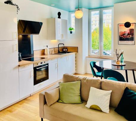 Belfort Apartamento | 101 - Appartement élégant art déco près du centre ville