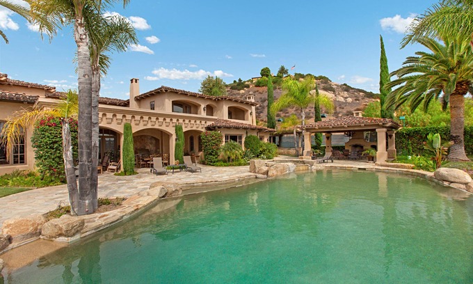 Poway Casa | 11.000 SF inmuebles con vistas a la famosa Maderas campo de golf con el mejor clima