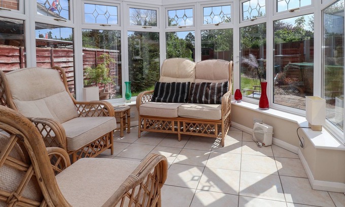 Thingwall Cabaña | 11 OVERDALE AVENUE, pet friendly, with open fire in Heswall