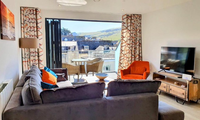 Mortehoe Apartamento | 11 Putsborough - Luxury Apartment at Byron Woolacombe, only 4 minute walk to Woolacombe Beach!