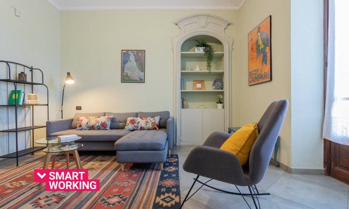 Vanchiglia Apartamento | 110 m² Apartamento ∙ 2 habitaciones ∙ 4 huéspedes