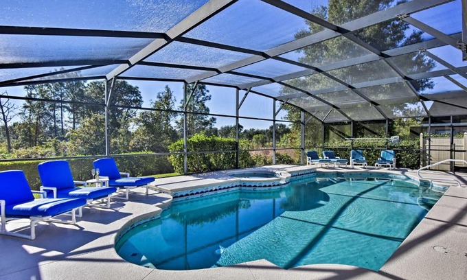 Orange Tree Casa | 12 Mi to Disney Home with Pool and Spa in Clermont