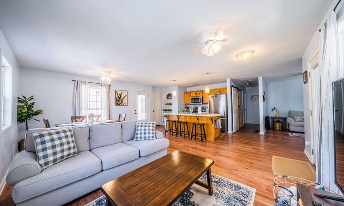 Morganton Cabaña | 12 min from Blue Ridge! Secluded Cozy Cottage on Acre of Land!