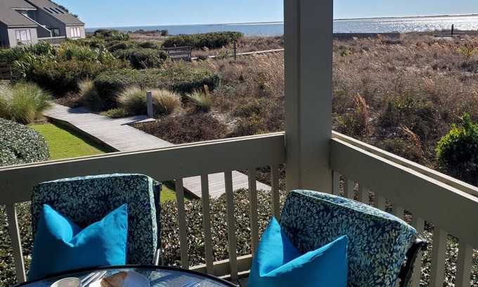 Seabrook Island Villa | Premier-Vista al mar-Beach Front-Villa-Baño Privado