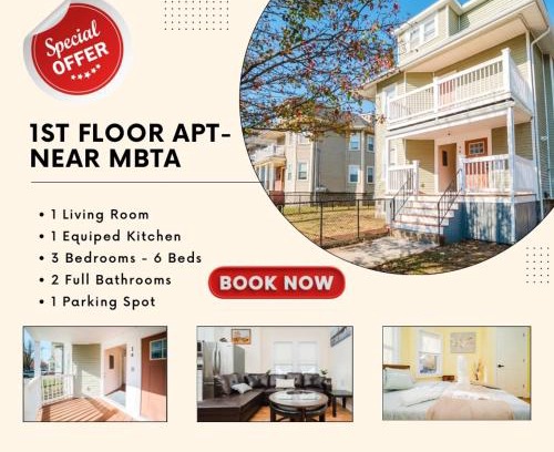 Milton Apartamento | 14-1- 3BR Milton -Cozy Apt near Blue Hills Museum