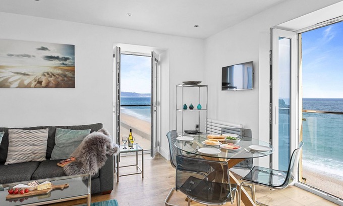 Torcross Apartamento | 14 At The Beach, Torcross: un apartamento con capacidad para 4 personas en 2 habitaciones