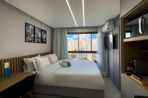 Campo Belo Apartamento | 14º andar com vista incrível e condomínio completo