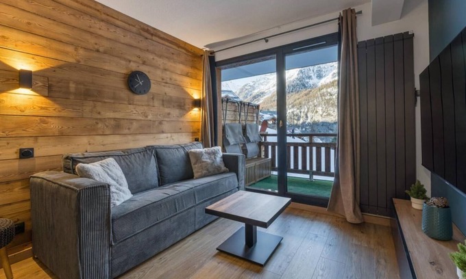 Les Orres Apartamento | 150m del centro estación, 3.o piso, vista estación, fitness, piscina, sauna, balcón, tv