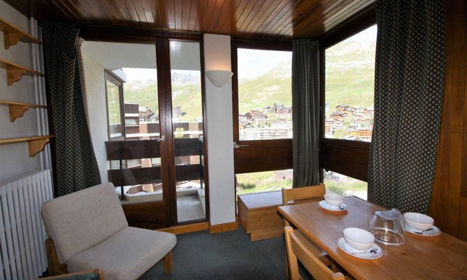 Le Lavachet Apartamento | A 20m de las pistas de esquí, 1.o piso, balcón, tv, local para esquís, 25m², Tignes
