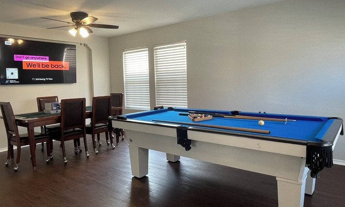 Wetmore Casa | 155” theater 6 bed pool/poker table bed downstairs