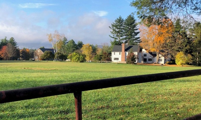 North Canaan Casa | 1700s Farmhouse with Modern Amenities and Comfort. Pool, Hot Tub, Views.