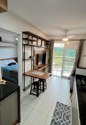 Panamby Apartamento | 1710B Est Joao dias - Villa Blue Tree - Apartamento com varanda com Vista Ponte Laguna