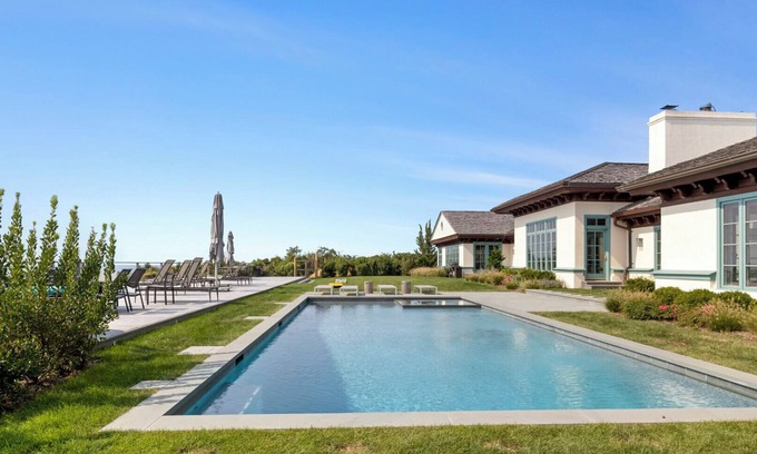 Montauk Casa | 180 Degree Ocean Views, Wide Deck with Fire Pit and Dining Table, Near...