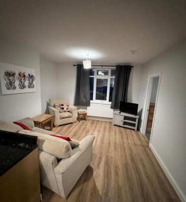 Billingham Apartamento | 18F Station Flat -2 Bedroom Workstays UK