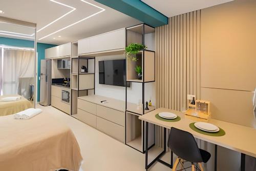 Guarulhos City Centre Apartamento | 1904 Lindo studio super moderno