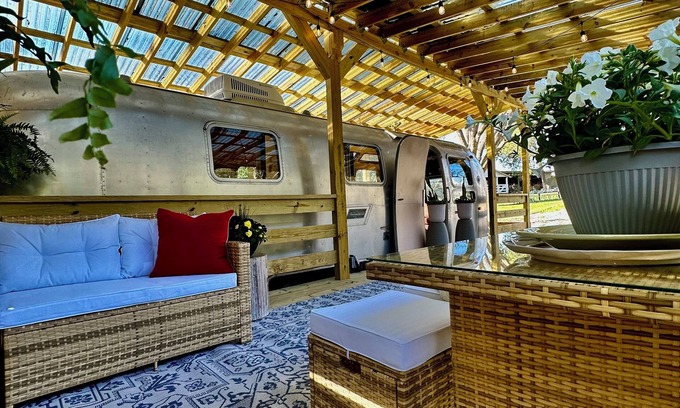 Columbia Casa | 1972 Airstream luxury tiny living at it's best in Columbia near Lake Murray!