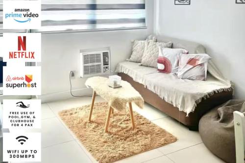 Matandang Balara Apartamento | 1BR Condo Unit in Quezon City with PS4 and FREE Pool Access