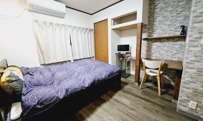 Uzumasa Apartamento | 1F1 double bed 1single bed1 sofa bedkitchen - Hanazono Stay 1F A / Kyoto Kyōto