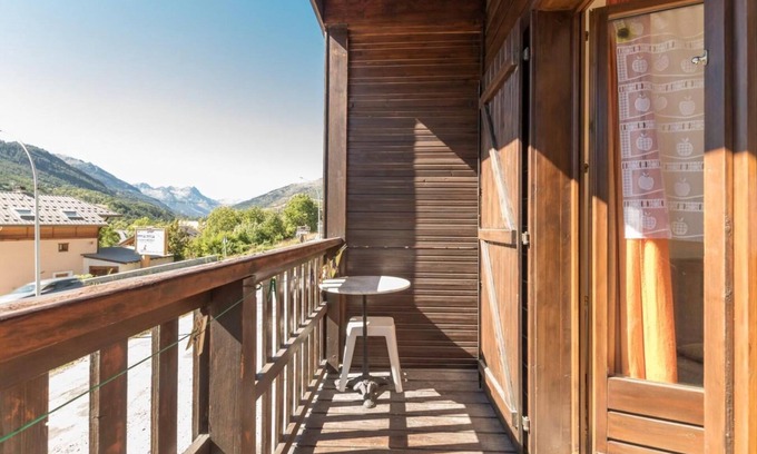 Forville Apartamento | 1st floor, balcony, tv, 25m², Serre Chevalier