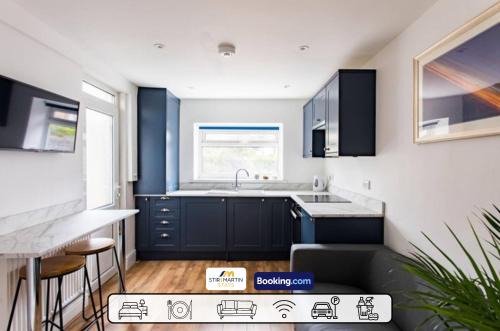 Splott Apartamento | 2 Bed Apartment By StirkMartin Stays Short Lets & Serviced Accommodation Cardiff With Free Parking & 7mins to City Centre