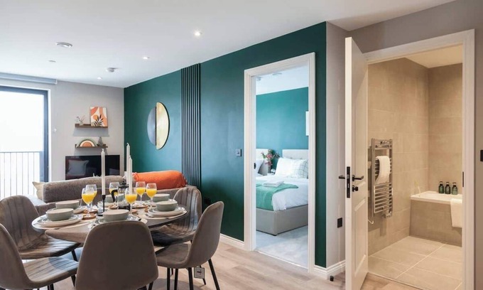 Leeds Apartamento | 2 Bed Flats near Station & City Centre - Sleeps 6