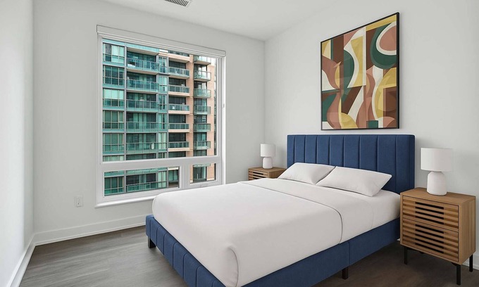 Downtown Mississauga Apartamento | 2 Bedroom/2 Bathroom Suite