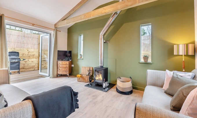 Burgh Island Cabaña | Alojamiento de 2 habitaciones en Bantham, Kingsbridge