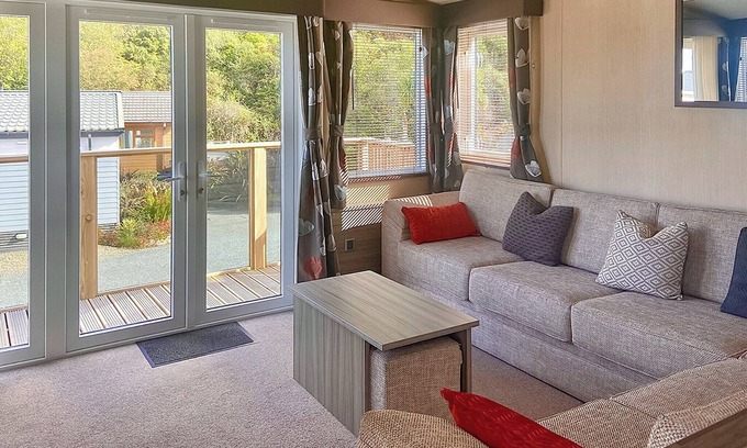 Tan-y-groes Chalet De Esquí | Alojamiento de 2 habitaciones en Tresaith Beach, Cardigan, Ceredigion