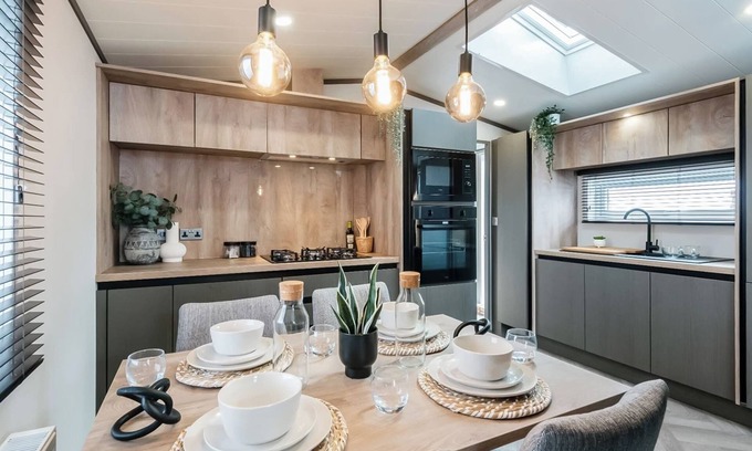 Arnold Chalet De Esquí | Alojamiento de 2 habitaciones en Skirlaugh, Nr Hull