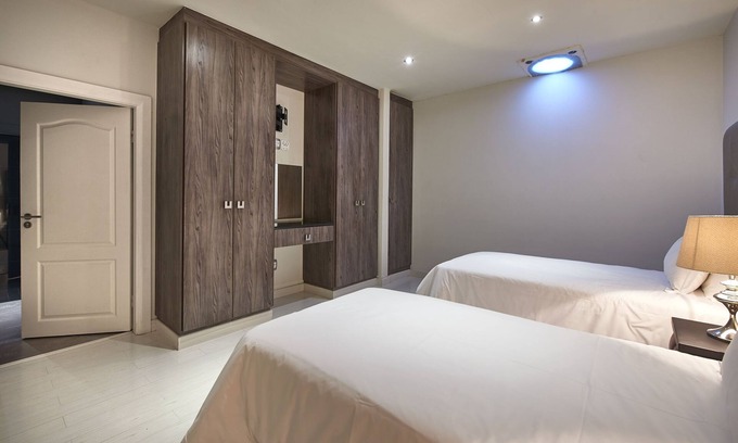 Greater Johannesburg Metropolitan Area Apartamento | Apartamento de lujo de 2 dormitorios con dos camas king en Sandton CBD