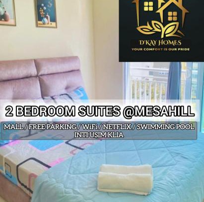 Nilai Apartamento | 2 Bedrooms Suites at Mesahill Nilai with Mall by D'KAY HOMES, near USIM KLIA