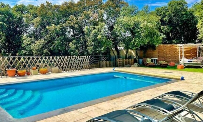 Sussargues Apartamento | 2 Logements Indépendants Dans Villa+piscine Jardin