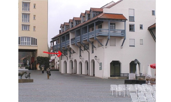 Bad Griesbach-Therme Apartamento | 2 Pers App. en el balneario de Bad Griesbach con el pasillo interior al spa
