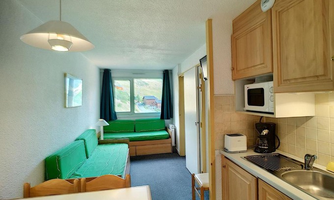Reberty Apartamento | 2 pièces près des pistes - 4 pers - 26m² - 1 chambre - PARKING - FR-1-178-330