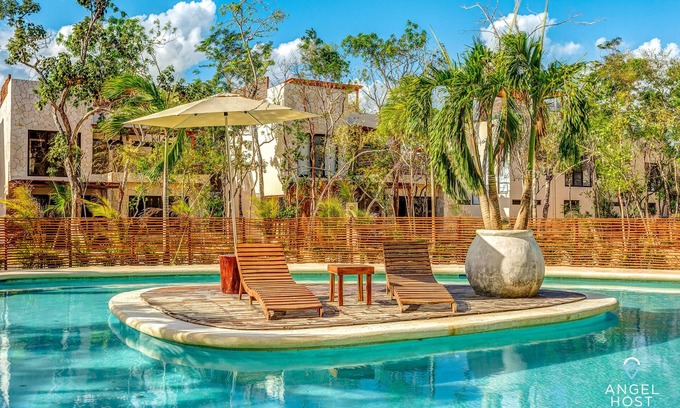 Costa Condominio | 2 Private Outdoor Lounge Patios | 2 Cenotes Onsite